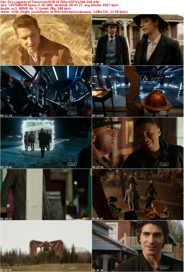 DC 레전드 오브 투모로우 DCs Legends of Tomorrow S03E18 720p HDTV x264 SVA