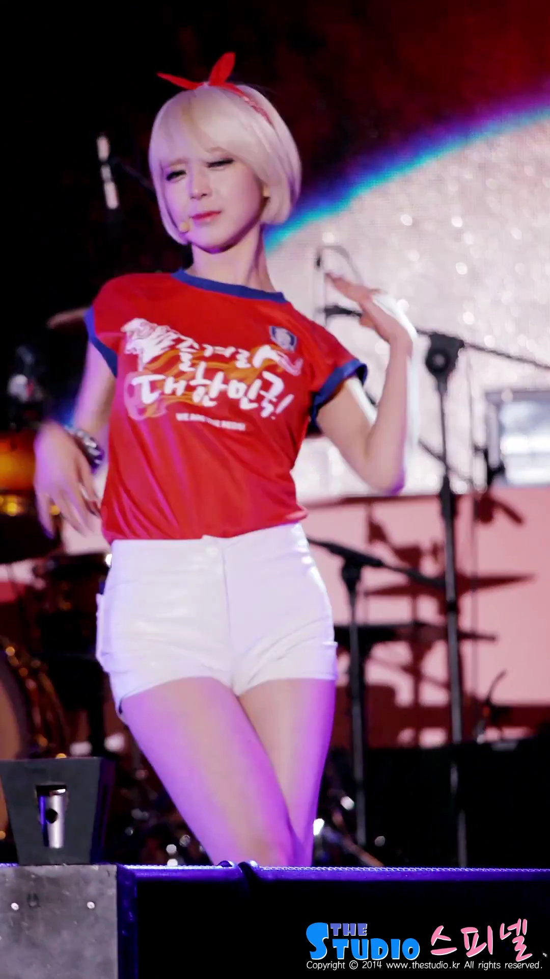 [직캠] 140305 AOA (초아) - 붉은악마 월드컵 출정식