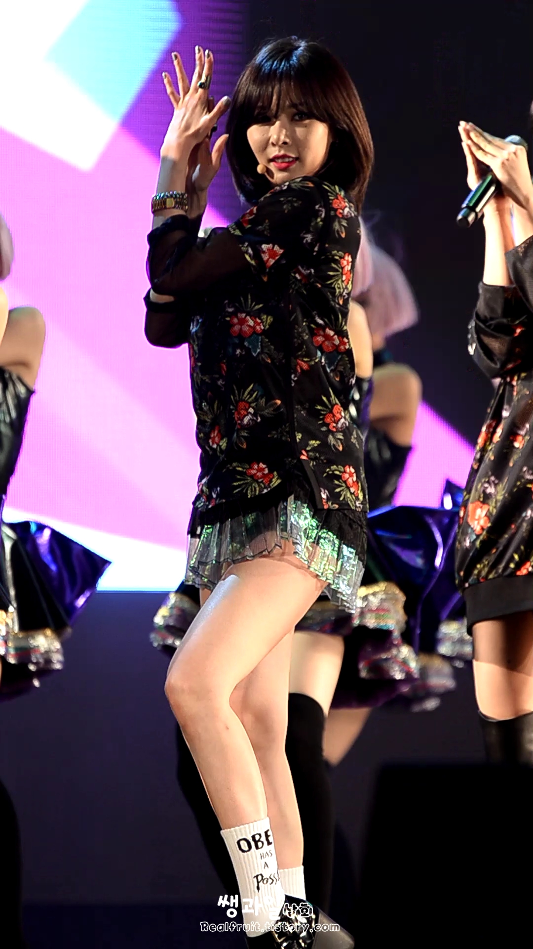 [직캠] 140317 포미닛 (소현,현아) - 롯데월드 쇼케이스