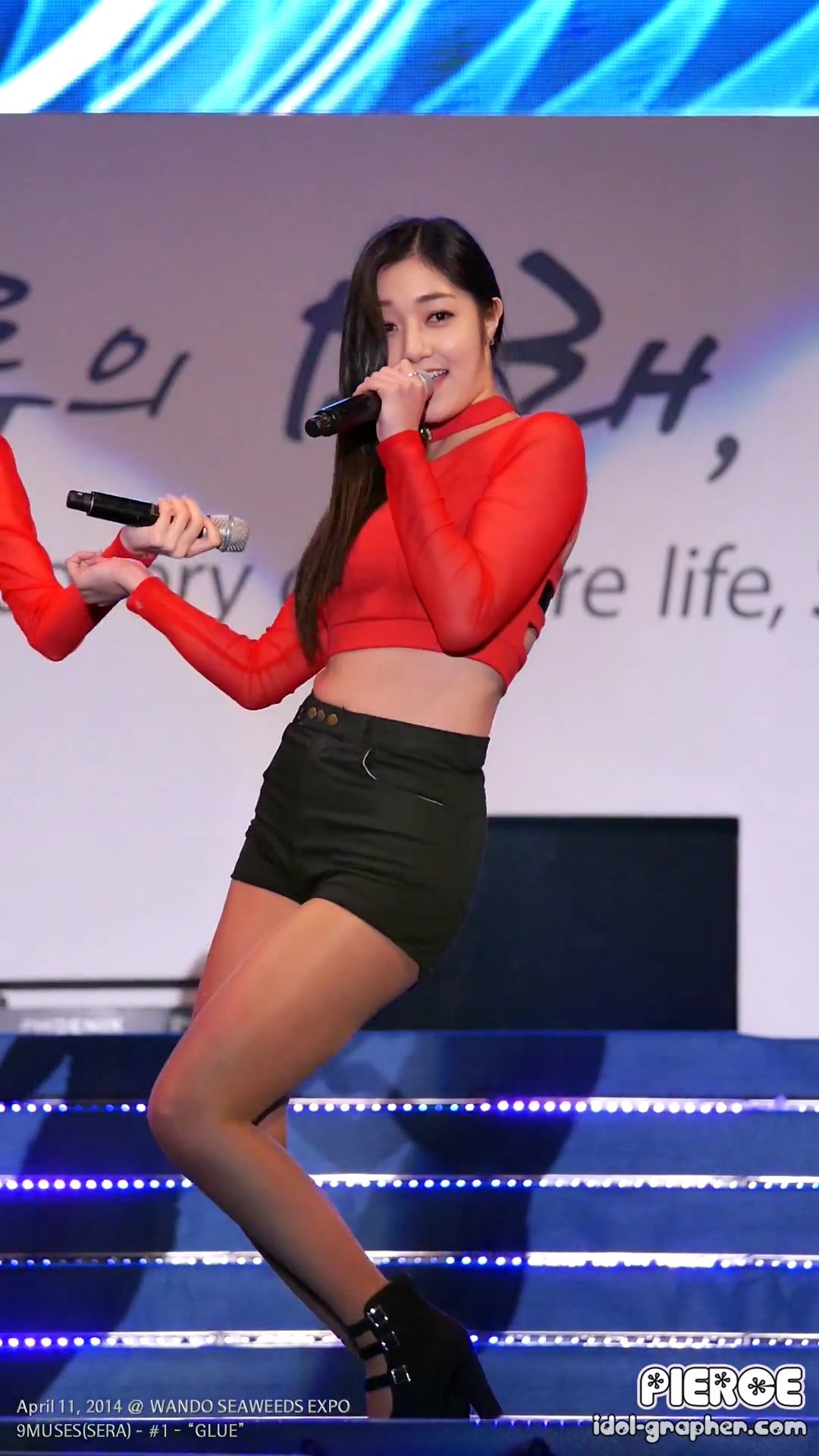 [직캠] 140411 나인뮤지스 (세라) - 완도 국제해조류박람회