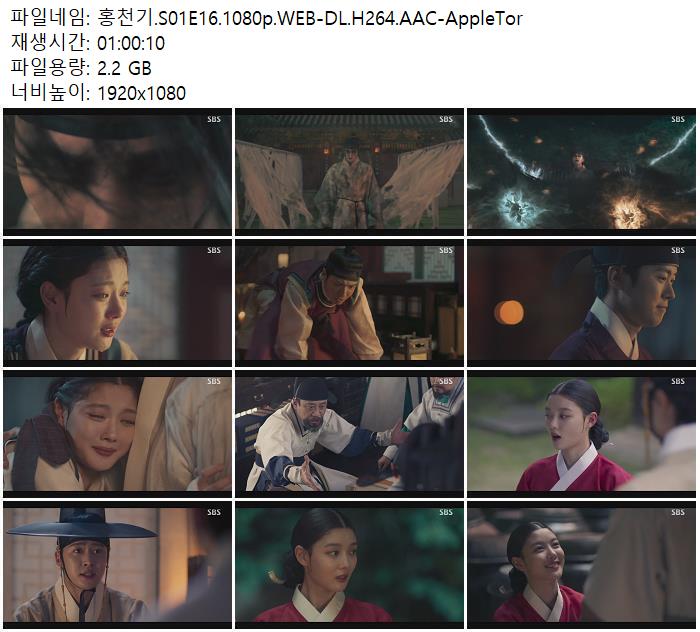 홍천기.S01E16.1080p.WEB-DL.H264.AAC-AppleTor